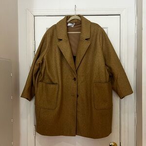 Old Navy Women's Brown Pea Coat